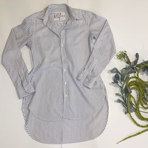 Frank & Eileen Grayson hi-lo button down